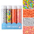 Sweets Indeed Easter Bunny Candy Topper 4-Pack Crumblefetti Candy Toppings for Ice