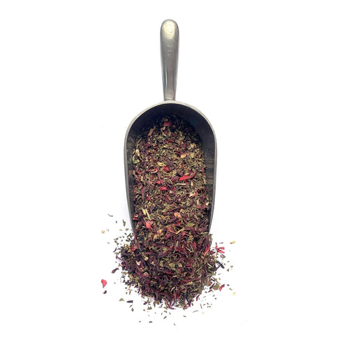1/4 lb Citrus Mint Tea with Hibiscus, by Herb Co, Caffeine Free Herbal Blend with Peppermint & Stevia