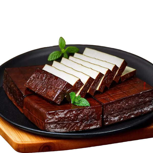 mentangzhao Smoked Tofu205g/7.1oz,2Pcs/bagBaked Tofu Made with Dried Soy Beans Fried Tofu For Asian
