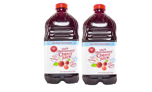 Cherry Bay Orchards Tart Montmorency Cherry Juice, 64 oz Bottle (2 Pack,
