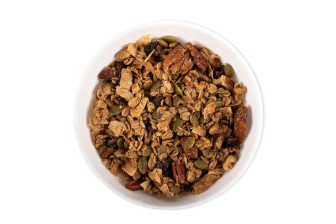 Liv Gourmet Granola Pack 8oz (Pack 4) 1:1 Variety - of | Healthy, Nutrient-Dense Snack, Breakfast Cereal | Nut-to-Oat