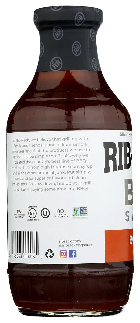 RIB RACK SAUCE BBQ Southern Bourbon, 19OZ