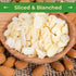 2 Lb. Sincerely Nuts Raw Blanched Sliced Almonds | Bag | Delicious Guilt Free Snack | Low Calorie, Vegan, Gluten Free |