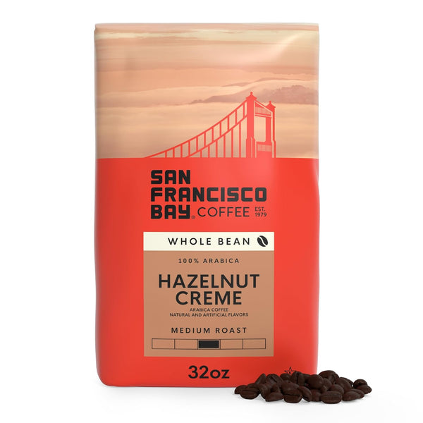 San Francisco Bay Coffee - Flavored Medium Roast Whole Bean Coffee -