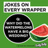 1.5 (Pack 24) Laffy Taffy Candy, Stretchy and Tangy, Watermelon Flavor, Ounce Bars