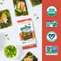 Gimme 6 Count, Omega3s Seaweed Organic Premium Roasted Seaweed Snacks, Chili Lime, Keto, Vegan, Gluten-Free, Great