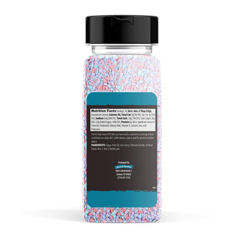 Pink & Blue Cotton Candy Crunch - Festive Sanding Sugar Bundle for Ice Cream
