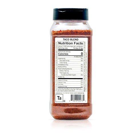 22 oz Spiceology - Taco Seasoning - Mexican Spice Blend - Use On: Tacos, Fajitas, Enchiladas, Tortilla Soup, Beef