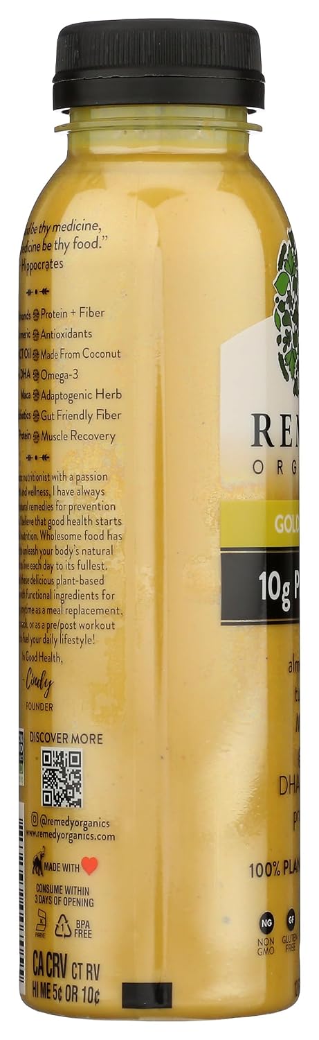 12 Oz Remedy Organics, Beverage Golden Mind Organic, Fl