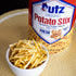 15 Oz. Utz Potato Stix, Original Canister Shoestring Potato Sticks Made from Fresh Potatoes, Crispy, Crunchy Snacks