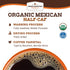 2 lb (32 oz) Fresh Roasted Coffee, Organic Mexican Water-Processed Half-caf | USDA, Kosher | Medium Roast Whole Bean