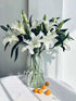 Cassiolina 0 Stems Fresh Oriental Lily Flowers Fragrant Lily Bouquet for Vase Home Decor Wedding Party Floral
