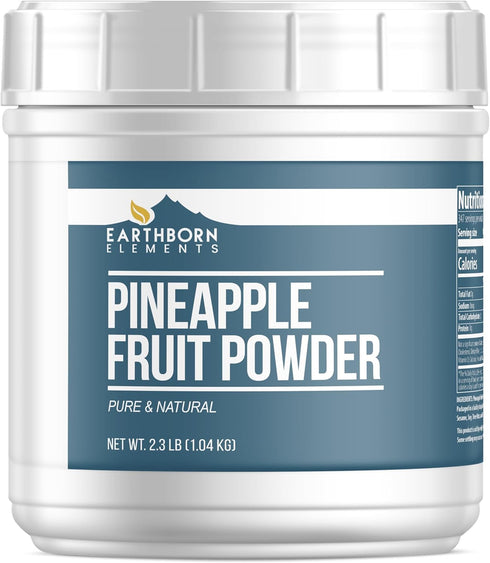 Earthborn Elements Pineapple Fruit Powder 2.3 lb, Pure & Natural, Smoothie Mix-In