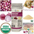 14 oz Organic Onion Granules, Bulk Bag, Granulated Red Onions Scallion Rich Flavor Aroma and Fresh Taste Granulated