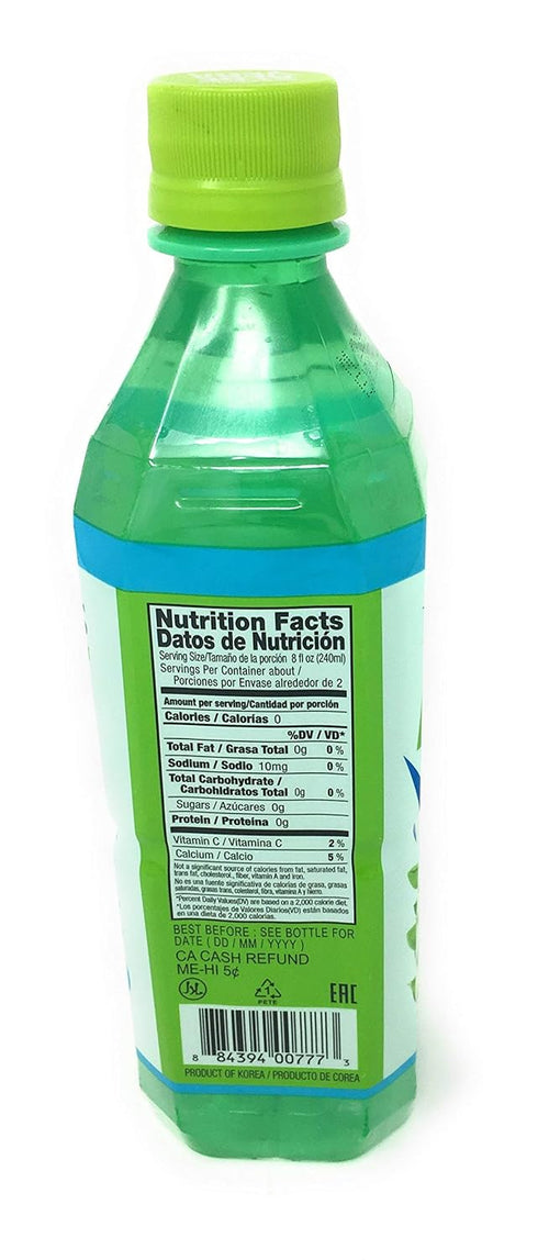 16.9 6 Pack) OKF Aloe Vera Drink in Ounce Bottles (Sugar Free