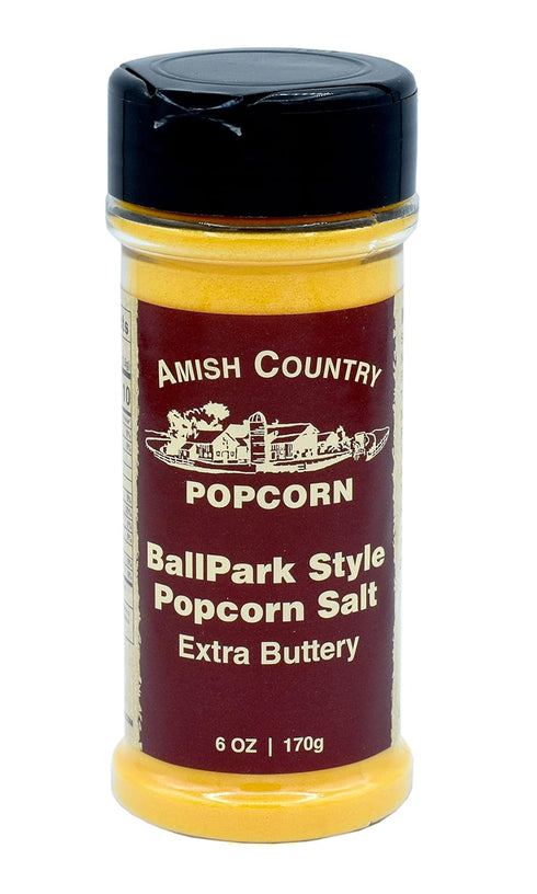 Amish Country Popcorn Seasoning and Topping Variety Pack - Buttery Topping & ButterSalt
