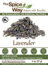 The Spice Way Lavender Flowers - 2 oz Dried Culinary Lavender Buds for Tea and Cooking