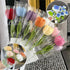 Hcclijo Hand-Woven Bouquet of Sunflowers and Roses