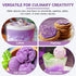8oz (227g) 100% Soeos Purple Sweet Potato Powder, - Natural, Vibrant for Smoothies, Baking & Cooking, Resealable Bag