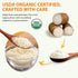 8.8oz (250g), Soeos Organic Konjac Rice, Dried Shirataki Rice, Gluten Free, Plant-Based, Low Carbs, Quick-Cooking Rice