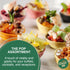 60 CROC'IN - Sweet Premium Mini Tart Shells - Edible Pastry Pans For Dessert - Artisanal Confection - Pieces