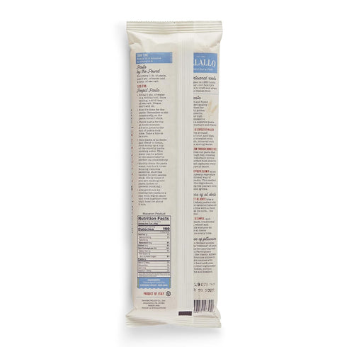 100% 1 (8 Pack) DeLallo, Fettuccine Pasta, Made in Italy, Bronze Cut, Made with Only Durum Wheat Semolina Flour, All