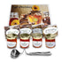 C & J Farms Set- 9 C&J Farms Texas Gourmet Artisan Seasonings A Gift of Tea and Honey Gift Piece Variety Sampler Box