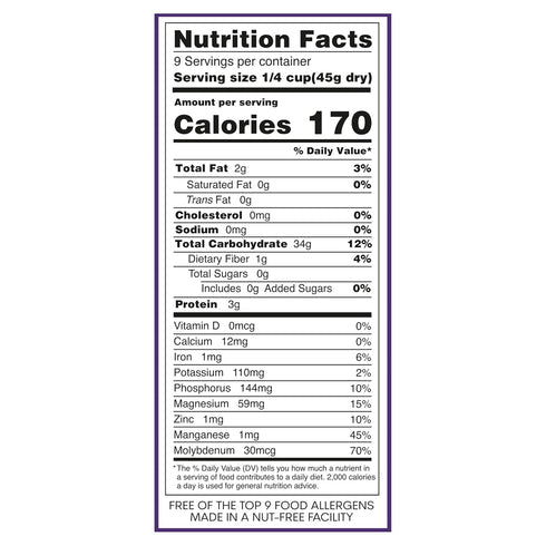 15oz (3 Pack) Jasberry - Organic Superfood Rice, Soft & Aromatic Whole Grain Purple Rice, High in Antioxidants