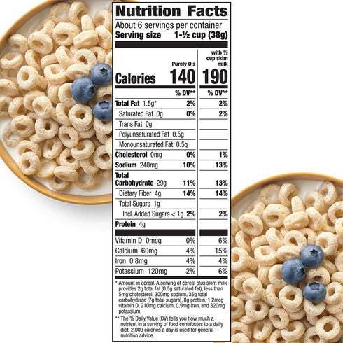 8.6-Ounce (Pack 4) Cascadian Farm Organic Purely O's Cereal, Boxes