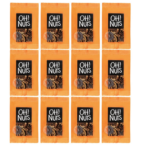 Oh! Nuts Pecans Roasted Salted Individual Nut Snacks for On-the-Go - 12