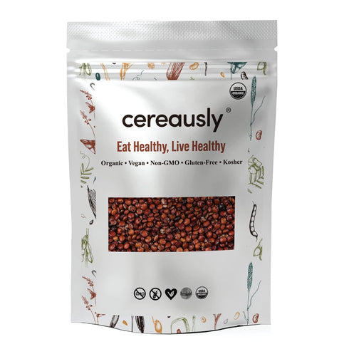Cereausly Organic Red Quinoa Premium Royal Quinoa from Bolivia Kosher and Non-GMO Quinoa