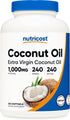 Nutricost Coconut Oil Softgels (1000mg) 240 Softgels - Extra Virgin Coconut Oil