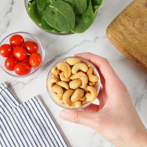 32 oz (2 lbs) Jaybees Roasted Unsalted Whole Cashews Bulk Snack Natural Protein Superfood, Vegan, Keto Friendly
