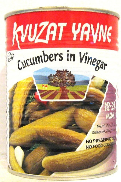 Kvutzat Yavne Kvuzat Yavne Mini Cucumbers In Vinegar KFP Mini 18-25 19 Oz. Pk