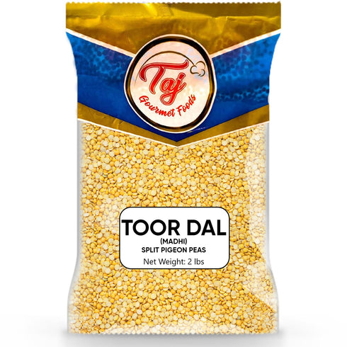 TAJ Gourmet Foods TAJ Premium Indian Toor Dal Kori, Unoily, Madhi, (2-Pounds)