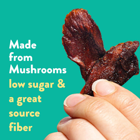 B08QYWMQMoku Plant-Based Mushroom Jerky, Hawaiian Teriyaki (3 Pack), Gluten Free Vegan Snacks, 2.0 Oz Each