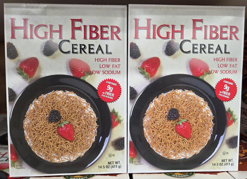Generic Trader Joe High Fiber Cereal Low Fat Low Sodium 14.5oz 411g (Two
