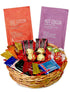 Christmas Gifts Chocolate Tray Premium Gourmet Assorted Chocolates with Hot Cocoa (Peppermint