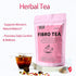 10 Hiberbs Fibro Tea, Teabags, Herbal Tea for Women Daily Wellness, Organic Herbal Blend with Brown Sugar & Flos