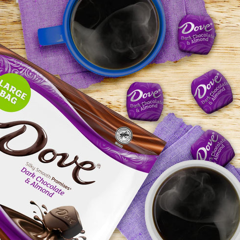 (Pack 2) DOVE PROMISES DARK CHOCOLATE ALMOND