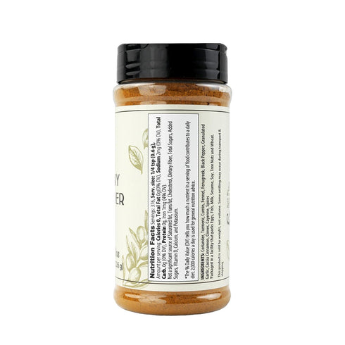 (8 Olive & Vine Curry Powder, Warm Spice Blend, For Curries & Stews, Rich Tradition, Authentic Taste, For Global