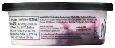 8 OZ NOOSA Blueberry Yoghurt