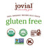 2 12 Oz Jovial Organic Brown Rice Orzo Pasta - Gluten Free Whole Grain Orzo, Dairy Free, Made with Ingredients, Non