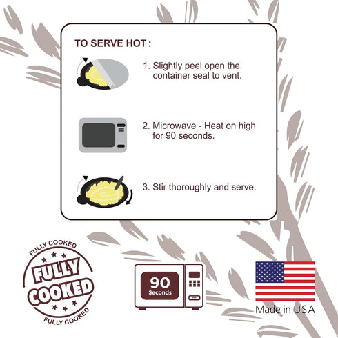 7.6 oz 6pk Golden Nest Coconut Rice | Jasmine Rice Infused with Coconut Cream and Spices | All Natural Asian Homemade