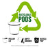2.0 40 Count Crave Hot Chocolate Pods, Compatible with K-Cup Brewers, Dark Chocolate