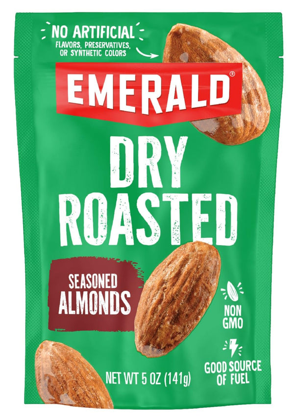 Emerald Nuts Dry Roasted Almonds (1-Pack) | 5 Oz Resealable Bag |