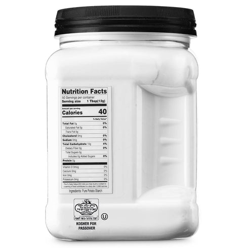1 Pack 21oz Roots Circle Gluten-Free Potato Starch | of Jar | No Preservatives or Artificial Ingredients | Kosher
