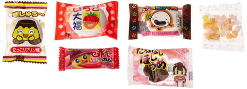 P-Shop 20pcs (20 set) Japanese Candy Box assortment Kit Dagashi Umaibo Snack Gumi potato Chip Kitty chocolate pieces
