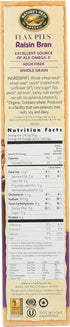 20g Omega-3 14 Pack 4 Nature's Path Organic Flax Plus Raisin Bran Cereal, Non-GMO, Whole Grains, with Rich Flax Seeds