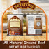 28 oz 5-Year Pack 3 Keystone Meats All Natural Heat and Serve Ground Beef Fully Cooked Canned Meat Ready to Eat Shelf
